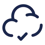 Cloud Check SVG Icon